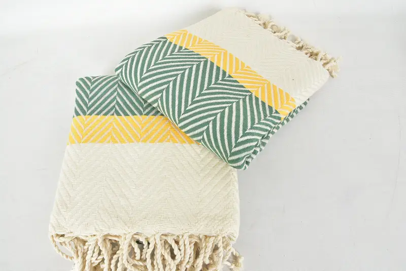 Hammam Towel USA, Peshtemal Towel, Personalised Gift, Gift For Him, Girl Trip Party Favor, Monogram Turkish Towel, 76x40 Cotton Striped Towel - 6