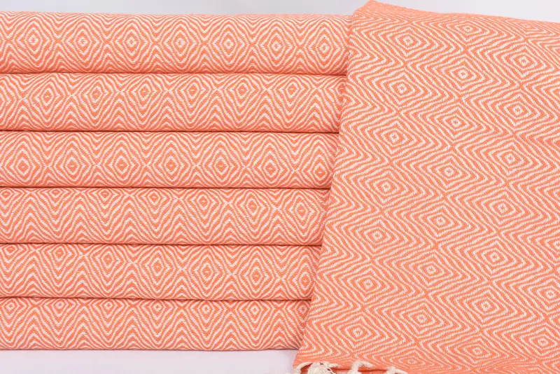 Monogramm Handtuch, personalisiertes Küchentuch, monogrammiertes Handtuch, 36x18 Baumwoll -Zickzack -Diamanttuch, Schüttguthandtuch, Geschenk für Mitarbeiter - 2