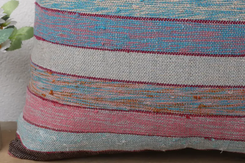 Turkish Pillow, Cushion, 20x20 Rainbow Cushion Cover, Interior Designer Pillow, Tapestry Pillow Cover, Designer Throw Pillow Sham, Home Decor Pillow - 3