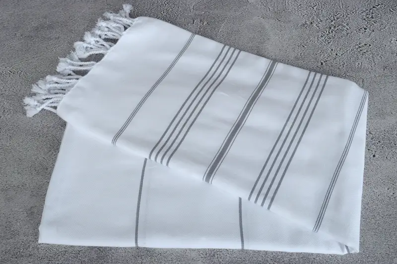 Embroidery Towels, Decorative Towel, Lightweight Turkish towel, 70x40 Cotton Striped Towel, Gift For Him, Bachelor Bachelorette Party Favors - 6