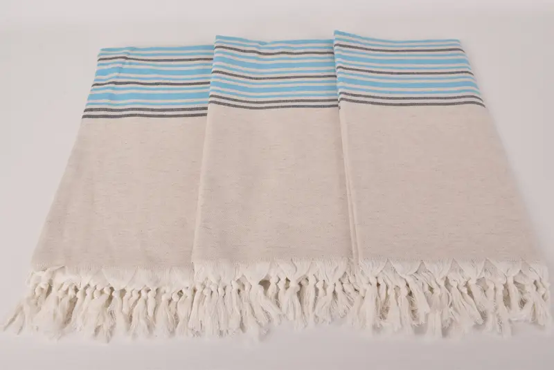 Embroidery Towel, Embroidered Towel, Bachelorette Party Decorations, Spa Towel, Bachelorette Gifts, 70x40 Linen Striped Towel, Bridal Party Gifts - 7