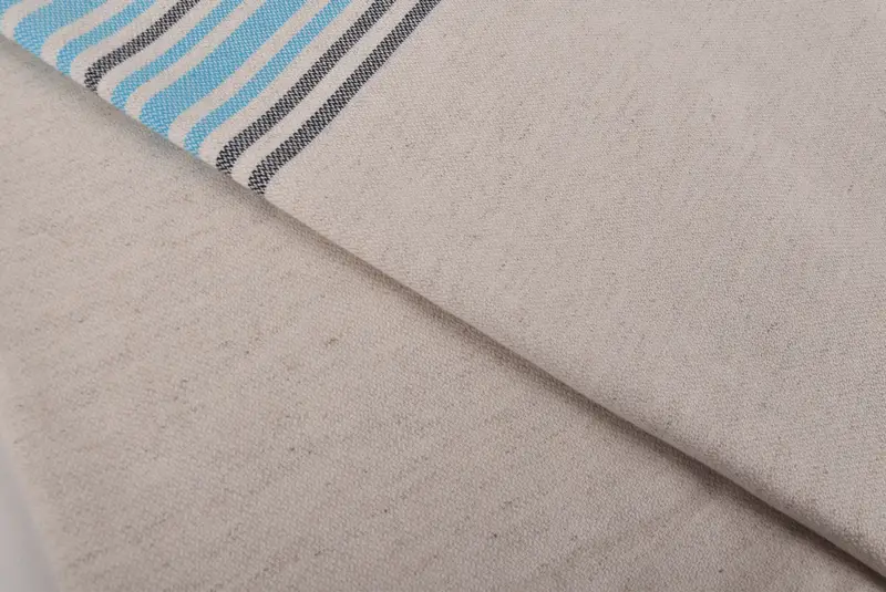 Embroidery Towel, Embroidered Towel, Bachelorette Party Decorations, Spa Towel, Bachelorette Gifts, 70x40 Linen Striped Towel, Bridal Party Gifts - 5