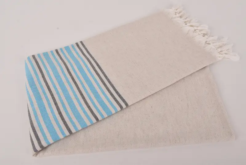 Embroidery Towel, Embroidered Towel, Bachelorette Party Decorations, Spa Towel, Bachelorette Gifts, 70x40 Linen Striped Towel, Bridal Party Gifts - 4