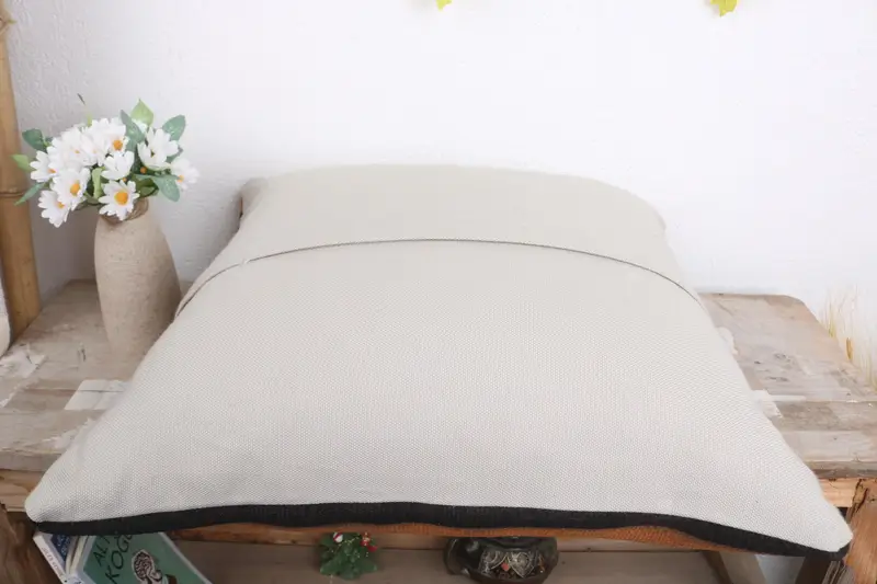 Kilim Cushion Sham, Cushion Cover, Armchair Pillow Sham, 18x18 Orange Cushion Case, Farmhouse Pillow Cover, Boho Pillow, Ethnical Kilim Rug Pillow - 7
