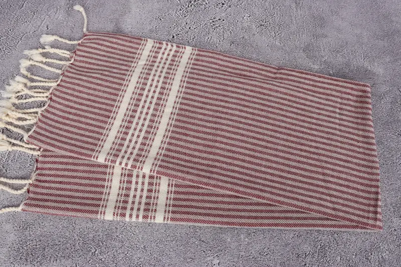 40x18 Cotton Striped Towel, Personalized Gift, Turkish Tea Towel, Wedding Favors, Monogram Tea Towel, Custom Wedding Gifts, Bulk Order Towel - 6