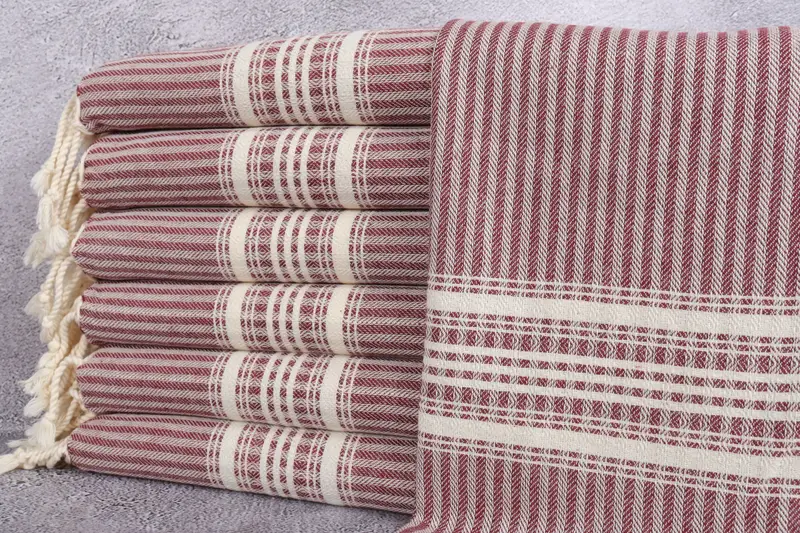 40x18 Cotton Striped Towel, Personalized Gift, Turkish Tea Towel, Wedding Favors, Monogram Tea Towel, Custom Wedding Gifts, Bulk Order Towel - 1