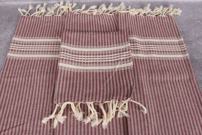 40x18 Cotton Striped Towel, Personalized Gift, Turkish Tea Towel, Wedding Favors, Monogram Tea Towel, Custom Wedding Gifts, Bulk Order Towel - 4