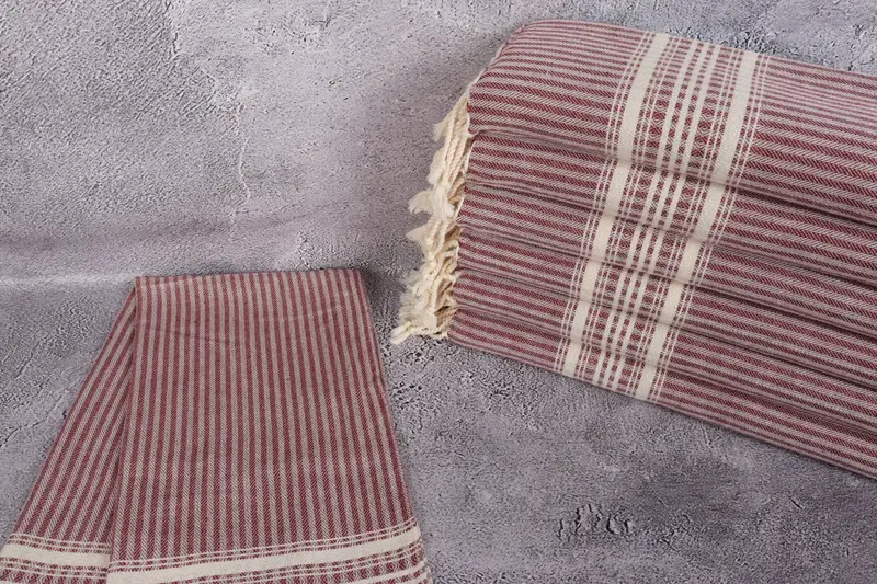 40x18 Cotton Striped Towel, Personalized Gift, Turkish Tea Towel, Wedding Favors, Monogram Tea Towel, Custom Wedding Gifts, Bulk Order Towel - 2