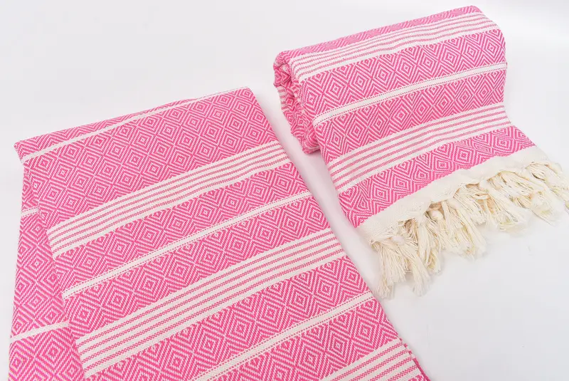 Boyfriend Christmas Gift, Peshtemal Towel USA, 70x38 Cotton Diamond Towel, Best Wedding Gift, Custom Wedding Gift, Sand-resistant towel, Thin towel - 7