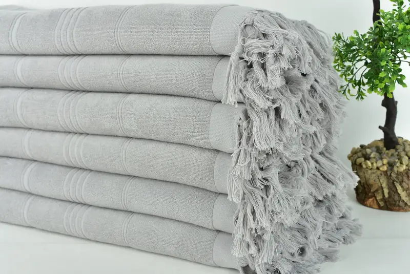 Bachelor Party Gifts, Travel Towel, Travel towel, Bath towel, Turkish Towel Beach, Extra large Turkish bath towel, 70x36 Cotton Striped Terry Towel - 3
