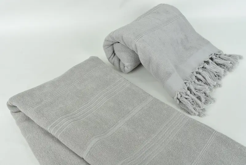 Bachelor Party Gifts, Travel Towel, Travel towel, Bath towel, Turkish Towel Beach, Extra large Turkish bath towel, 70x36 Cotton Striped Terry Towel - 7