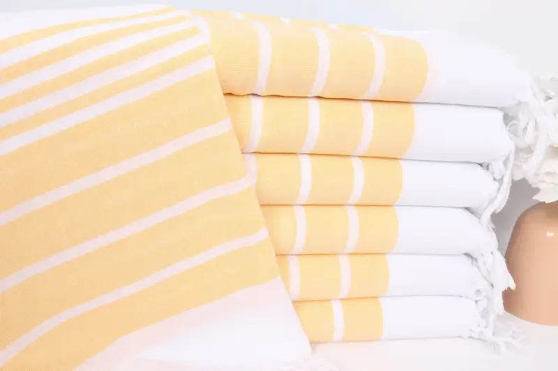 40x20 Cotton Striped Towel, Customized Towels, Bachelorette Party Decorations, Small Bath Towels, Monogram Kitchen Towel, Custom Hand Towel - 1