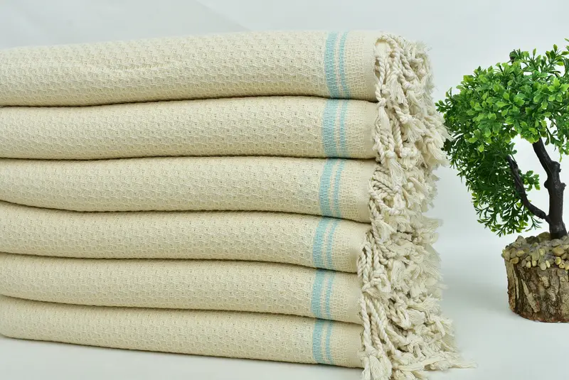 Custom Wedding Gift, Gift For Her, Hammam Towel USA, 68x36 Cotton Striped Towel, Bachelor Towel, Hammam towel, Valentines Day Gift For Him - 3