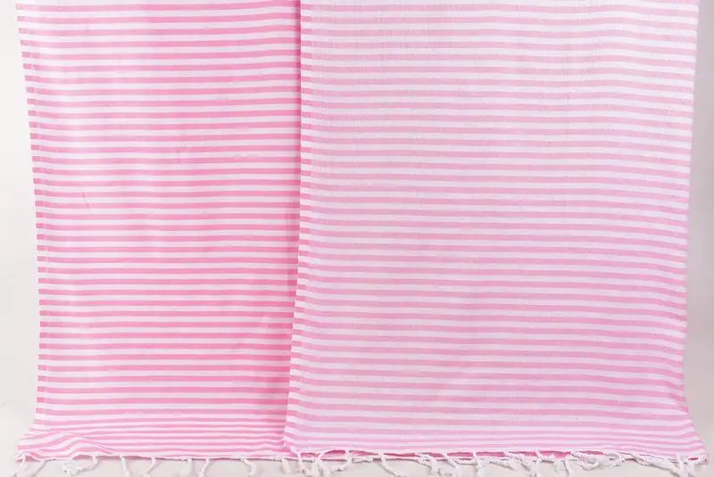 Monogram Blanket, Beach Theme Wedding Gift, Couch Blanket, Bridal Shower Gift, 104x76 Cotton Striped Towel, Best Wedding Gift, Decorative Blanket - 7