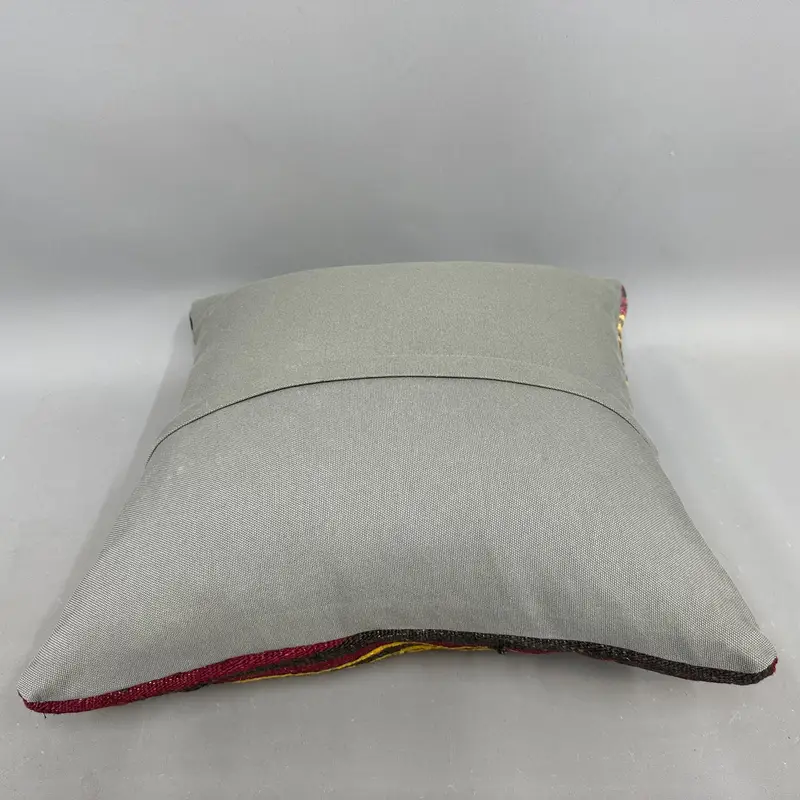 20x20 Red Pillow, Kilim Pillow Cover, Bolster Cushion, Bench Cushion Cover, Pillow, Gift Pillow, Pillow for Couch, Bohemian Cushion Cushion - 7