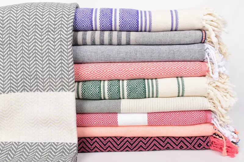 Organic Cotton Towel, Personalized Gifts, Quick-dry peshtemal, 70x40 Cotton Set of 10 Towel, Turkish Towel Monogram, Turkish Towel Beach, Gift Towel - 3