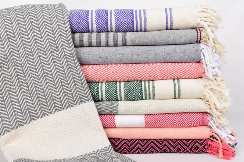 Organic Cotton Towel, Personalized Gifts, Quick-dry peshtemal, 70x40 Cotton Set of 10 Towel, Turkish Towel Monogram, Turkish Towel Beach, Gift Towel - 1
