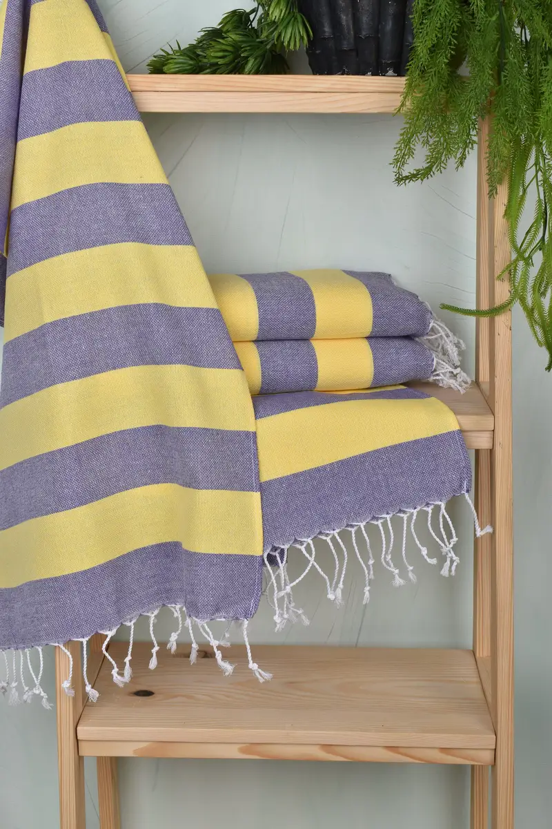 Wedding Gift Kitchen Towel, Personalized Gifts, Wedding Hand Made Gift, 40x18 Cotton Striped Towel, Gift For Bride, Bridesmaid Gifts, Wedding Favors - 6