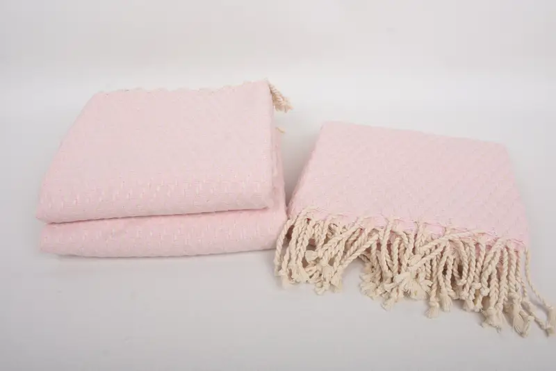 Organic Beach Towel, Turkish Towel USA, Bridesmaid Gift, 68x40 Cotton Geometric Towel, Spa Towel, Embroidered Towel, Valentines Day Gift For Him - 7