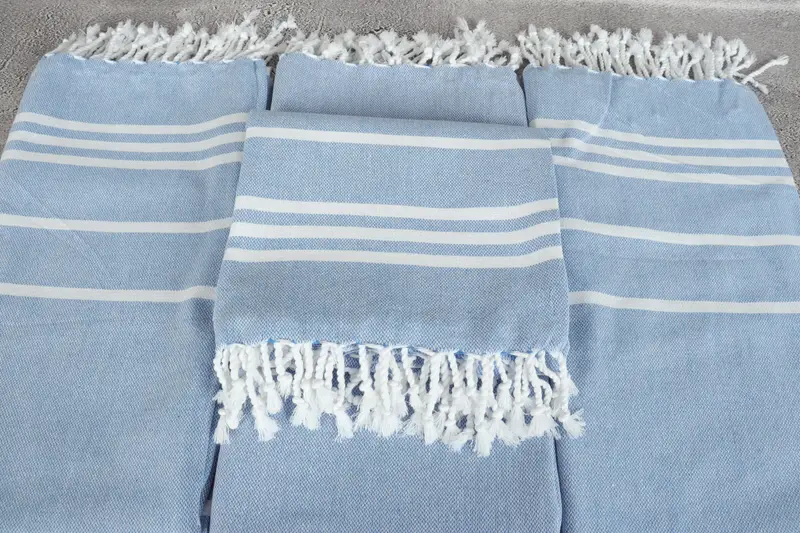 Hammam Towel USA, Large Beach Towel Personalized, Turkish hand towel, Turkish Towel USA, 70x40 Cotton Striped Towel, Soft towel, Employee Gifts - 5