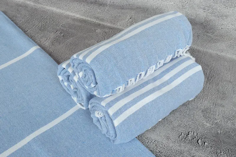 Hammam Towel USA, Large Beach Towel Personalized, Turkish hand towel, Turkish Towel USA, 70x40 Cotton Striped Towel, Soft towel, Employee Gifts - 8
