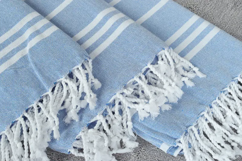 Hammam Towel USA, Large Beach Towel Personalized, Turkish hand towel, Turkish Towel USA, 70x40 Cotton Striped Towel, Soft towel, Employee Gifts - 6