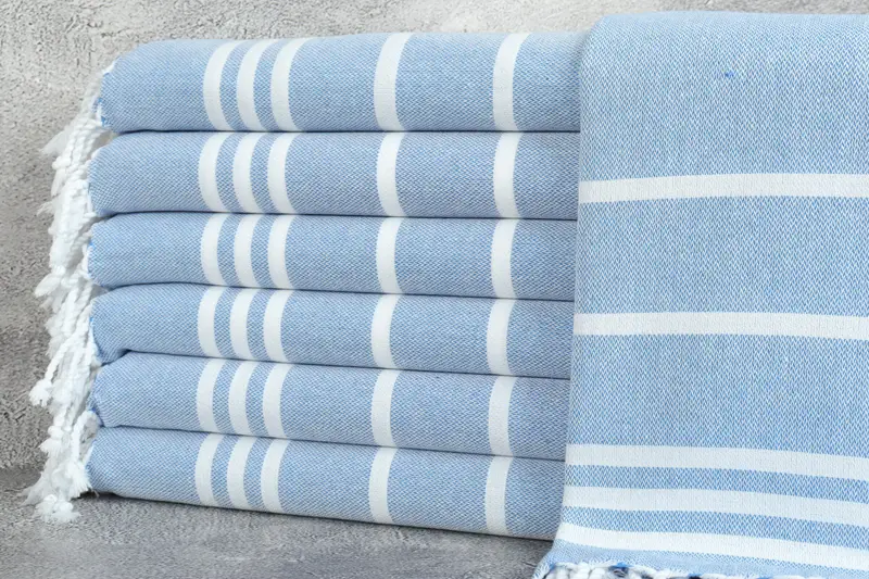Hammam Towel USA, Large Beach Towel Personalized, Turkish hand towel, Turkish Towel USA, 70x40 Cotton Striped Towel, Soft towel, Employee Gifts - 1