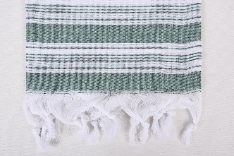 Quick-dry peshtemal, Turkish Towel USA, Gift For Coworker, Sand-free towel, Authentic Turkish hammam peshtemal, 70x40 Cotton Striped Towel - 3