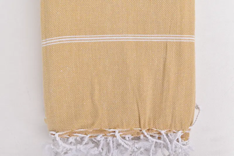 Organic Throw, Turkish Bedspread, Throw Blanket Couch, Family Gift, 88x60 Cotton Striped Towel, Gift For The Home Decor, Tablecloth, Woven Blanket - 5