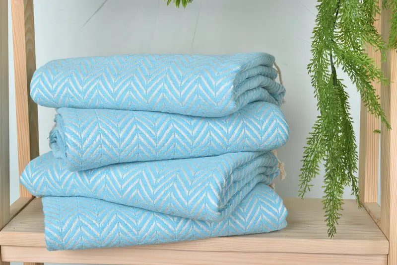 Custom Towel Beach, Bulk Order Towel, Memorial Gift, Peshtemal Towel, 70x40 Cotton Zig zag Towel, Gym Towel, Bachelor Gifts, Personalized Gift - 7