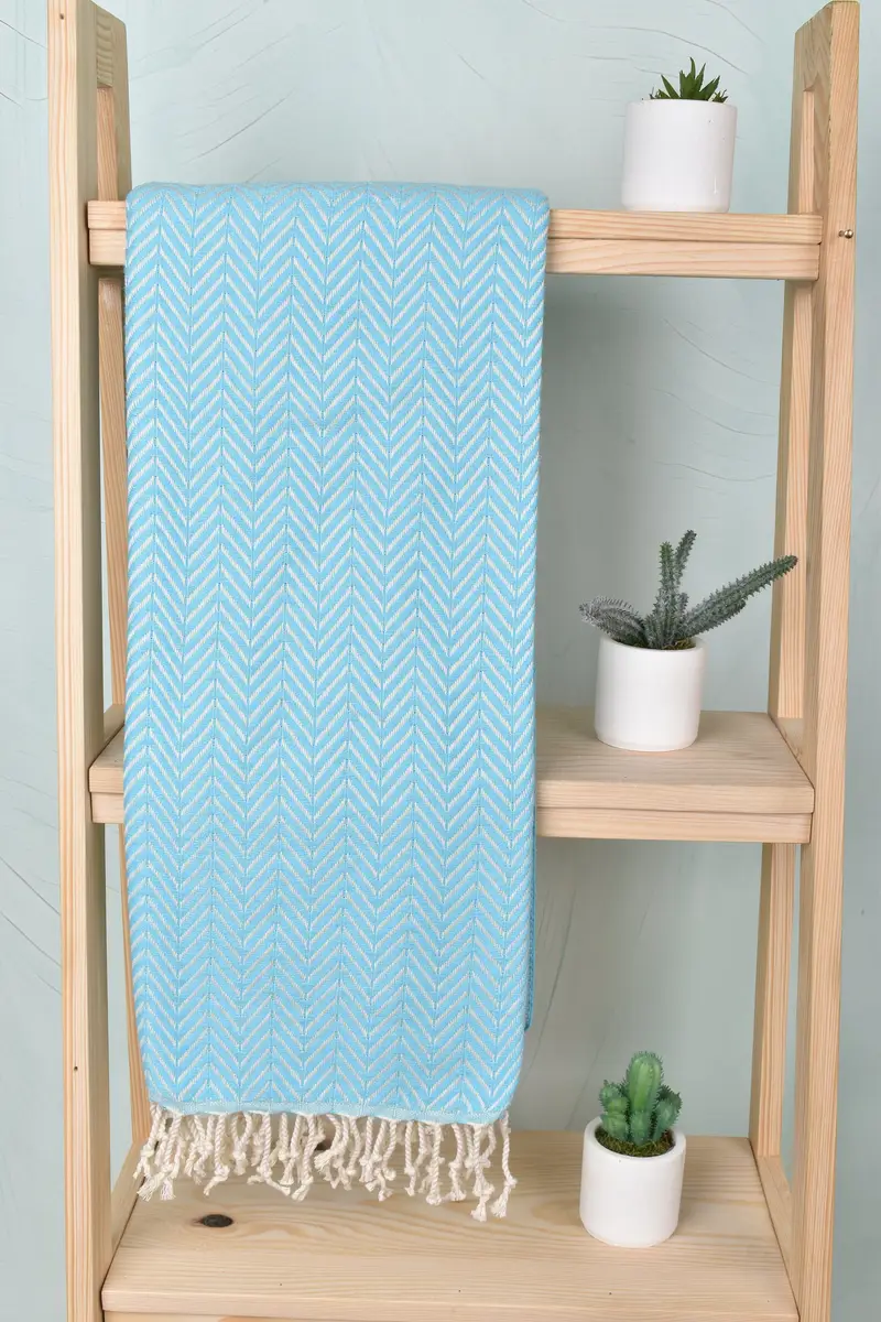 Custom Towel Beach, Bulk Order Towel, Memorial Gift, Peshtemal Towel, 70x40 Cotton Zig zag Towel, Gym Towel, Bachelor Gifts, Personalized Gift - 8