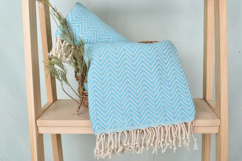 Custom Towel Beach, Bulk Order Towel, Memorial Gift, Peshtemal Towel, 70x40 Cotton Zig zag Towel, Gym Towel, Bachelor Gifts, Personalized Gift - 4
