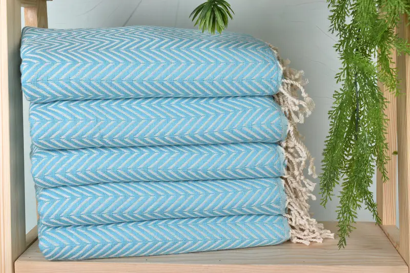 Custom Towel Beach, Bulk Order Towel, Memorial Gift, Peshtemal Towel, 70x40 Cotton Zig zag Towel, Gym Towel, Bachelor Gifts, Personalized Gift - 2