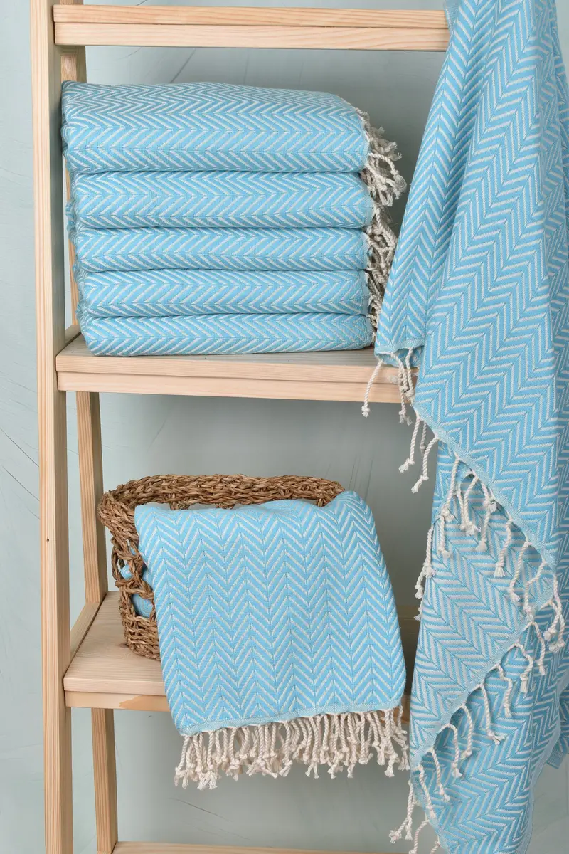Custom Towel Beach, Bulk Order Towel, Memorial Gift, Peshtemal Towel, 70x40 Cotton Zig zag Towel, Gym Towel, Bachelor Gifts, Personalized Gift - 3