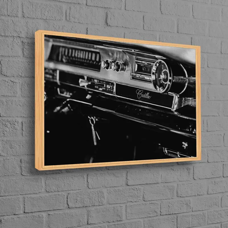 ヴィンテージ キャデラック キャンバス: アンティーク カー愛好家のためのクラシック カー アート