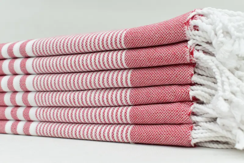 Personalized Kitchen Towel, Best Friend Christmas Gift, Personalized Gifts, Wedding Favors, 40x24 Cotton Striped Towel, Monogrammed Turkish Towel - 4