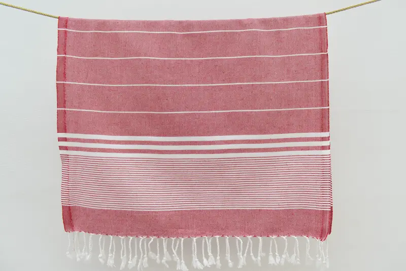 Personalized Kitchen Towel, Best Friend Christmas Gift, Personalized Gifts, Wedding Favors, 40x24 Cotton Striped Towel, Monogrammed Turkish Towel - 8