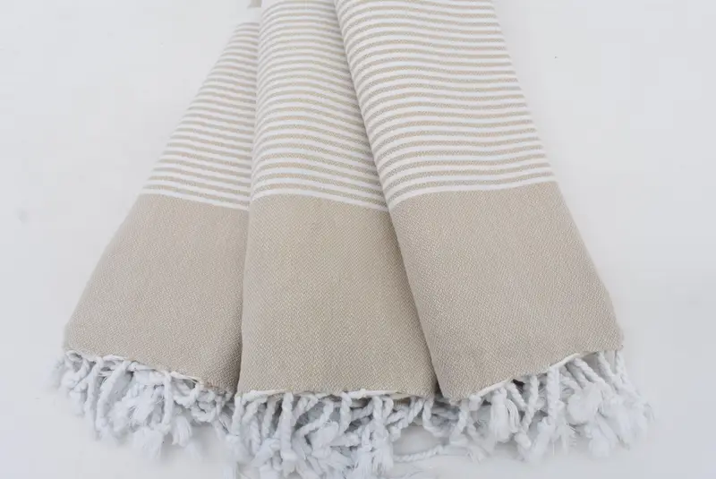Summer Towel, Turkish Towel Beach, 70x40 Cotton Striped Towel, Personalized Turkish Beach Towel, Birthday Gift, Bridal Shower Favors, Turkish towel - 3