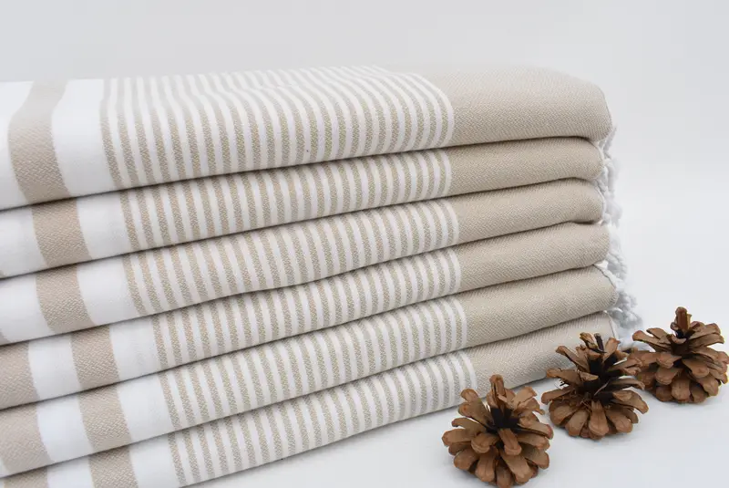 Summer Towel, Turkish Towel Beach, 70x40 Cotton Striped Towel, Personalized Turkish Beach Towel, Birthday Gift, Bridal Shower Favors, Turkish towel - 2