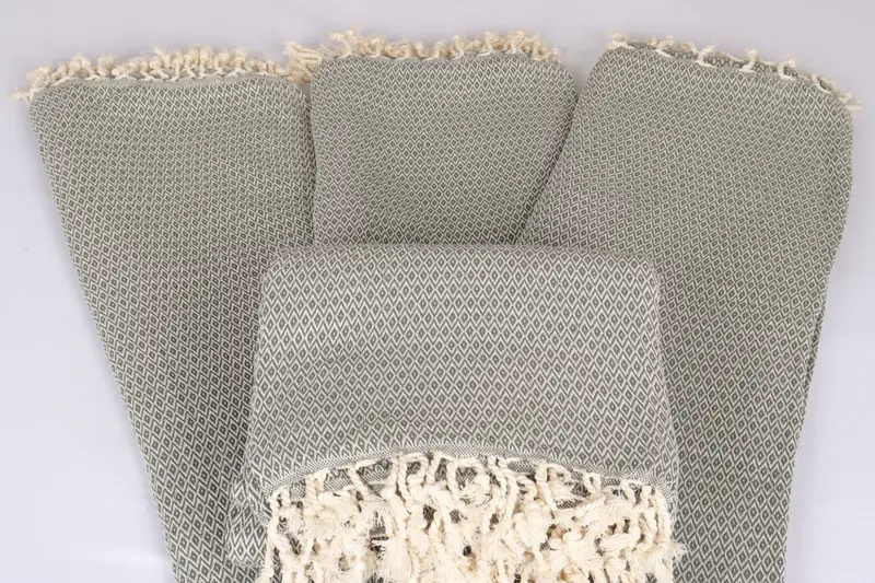 96x80 Cotton Diamond Towel, Boho Throw Blankets, Bedspread, Quenn Bedspread, Bachelorette Party Favors, Organic Beach Blanket, Turkish Blanket Throw - 5