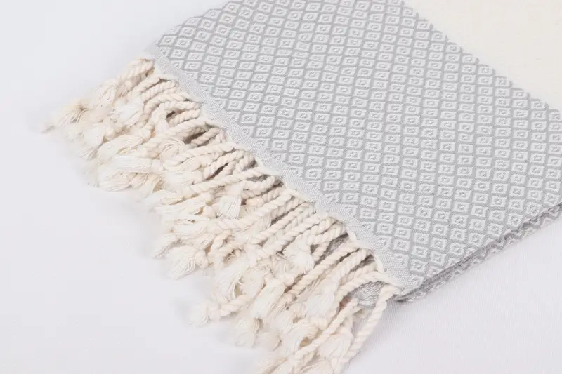 Turkish Towel Beach, 70x36 Linen Diamond Towel, Hammam Towel USA, Personalized Bridesmaid Gift, Wedding Gift Ideas, Peshtemal Towel, Luxury towel - 7