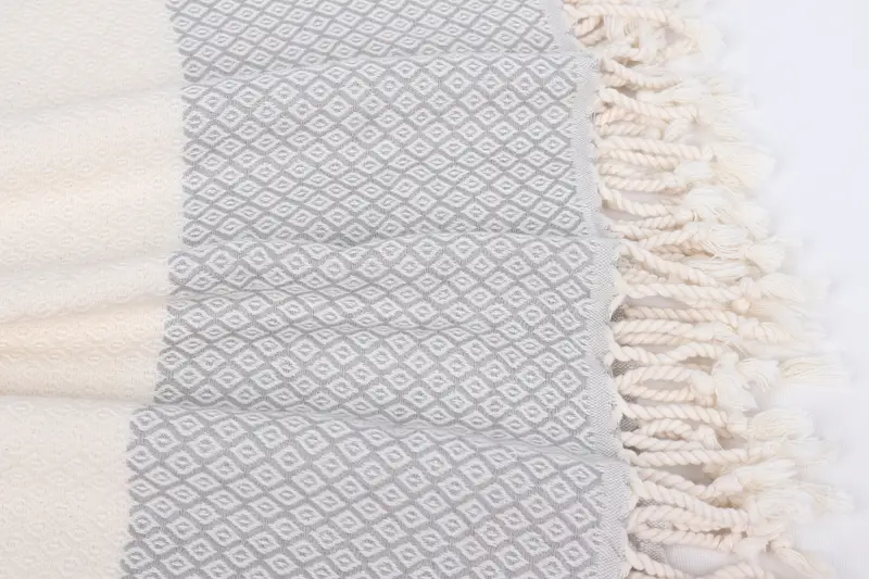 Turkish Towel Beach, 70x36 Linen Diamond Towel, Hammam Towel USA, Personalized Bridesmaid Gift, Wedding Gift Ideas, Peshtemal Towel, Luxury towel - 8