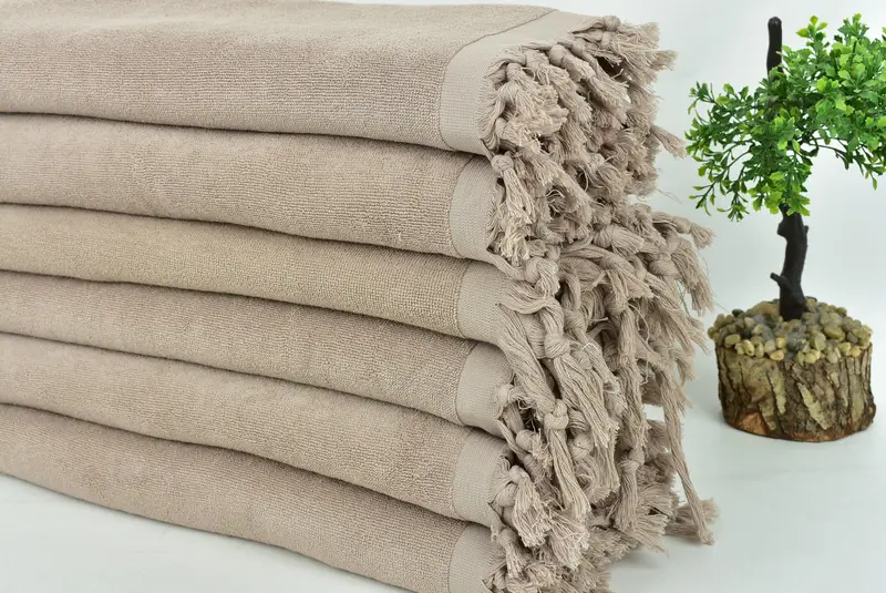 Handmade Gift, 68x36 Cotton Solid Terry Towel, Wedding Towel, Lightweight towel, Hammam towel, Personalized Gift For Him, Wedding Anniversary Gift - 3
