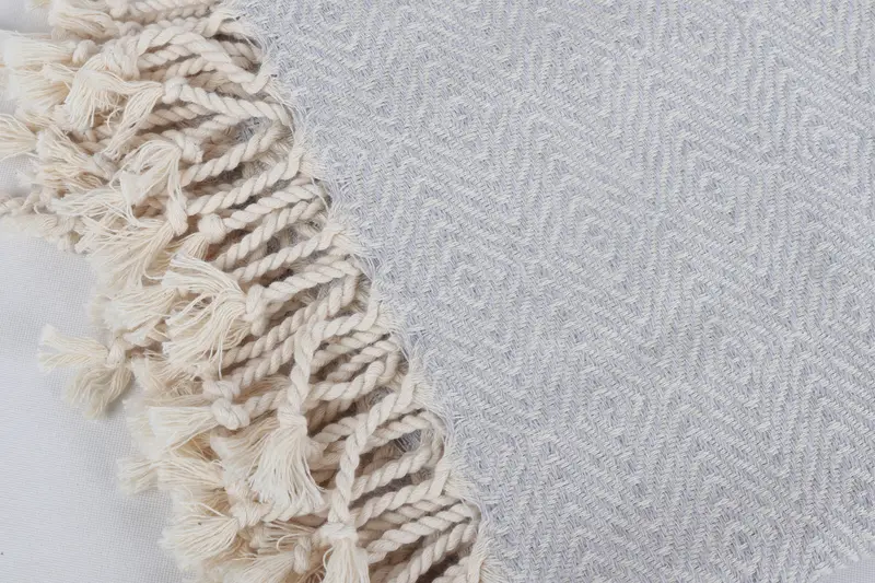 Memorial Gift, Unique Wedding Gift, Bachelorette Party Gift, Custom Beach Towel, Cotton towel, 70x40 Cotton Zigzag Diamond Towel, Gym Towel - 7