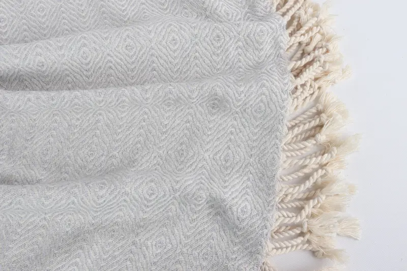 Memorial Gift, Unique Wedding Gift, Bachelorette Party Gift, Custom Beach Towel, Cotton towel, 70x40 Cotton Zigzag Diamond Towel, Gym Towel - 8