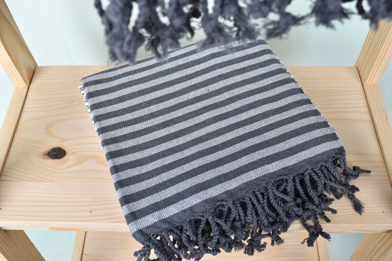 Spa Towel, Soft towel, Quick-drying cotton Turkish beach towel, Peshtemal Towel, Absorbent Turkish towel, Bridal Gifts, Monogram Turkish Bath Towel - 5
