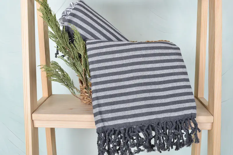 Spa Towel, Soft towel, Quick-drying cotton Turkish beach towel, Peshtemal Towel, Absorbent Turkish towel, Bridal Gifts, Monogram Turkish Bath Towel - 4