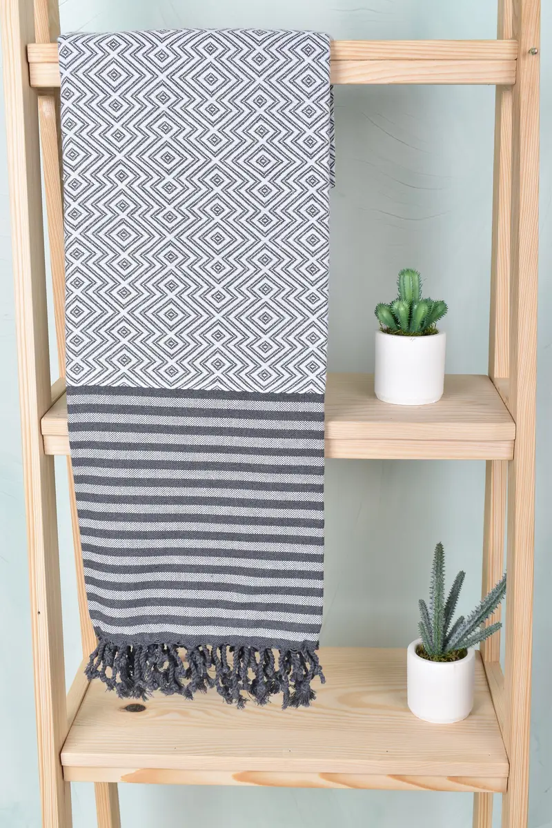 Spa Towel, Soft towel, Quick-drying cotton Turkish beach towel, Peshtemal Towel, Absorbent Turkish towel, Bridal Gifts, Monogram Turkish Bath Towel - 8