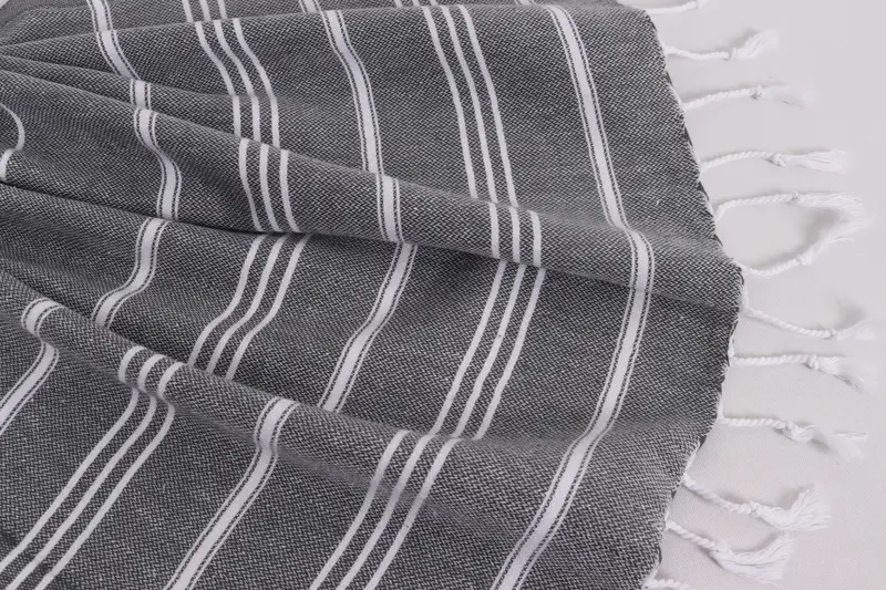40x24 Cotton Striped Towel, Kitchen Towel, Bathroom Towels, Beach Bachelorette Party Decorations, Custom Hand Towel, Best Friend Gift Ideas - 8