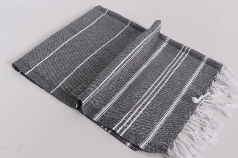 40x24 Cotton Striped Towel, Kitchen Towel, Bathroom Towels, Beach Bachelorette Party Decorations, Custom Hand Towel, Best Friend Gift Ideas - 6
